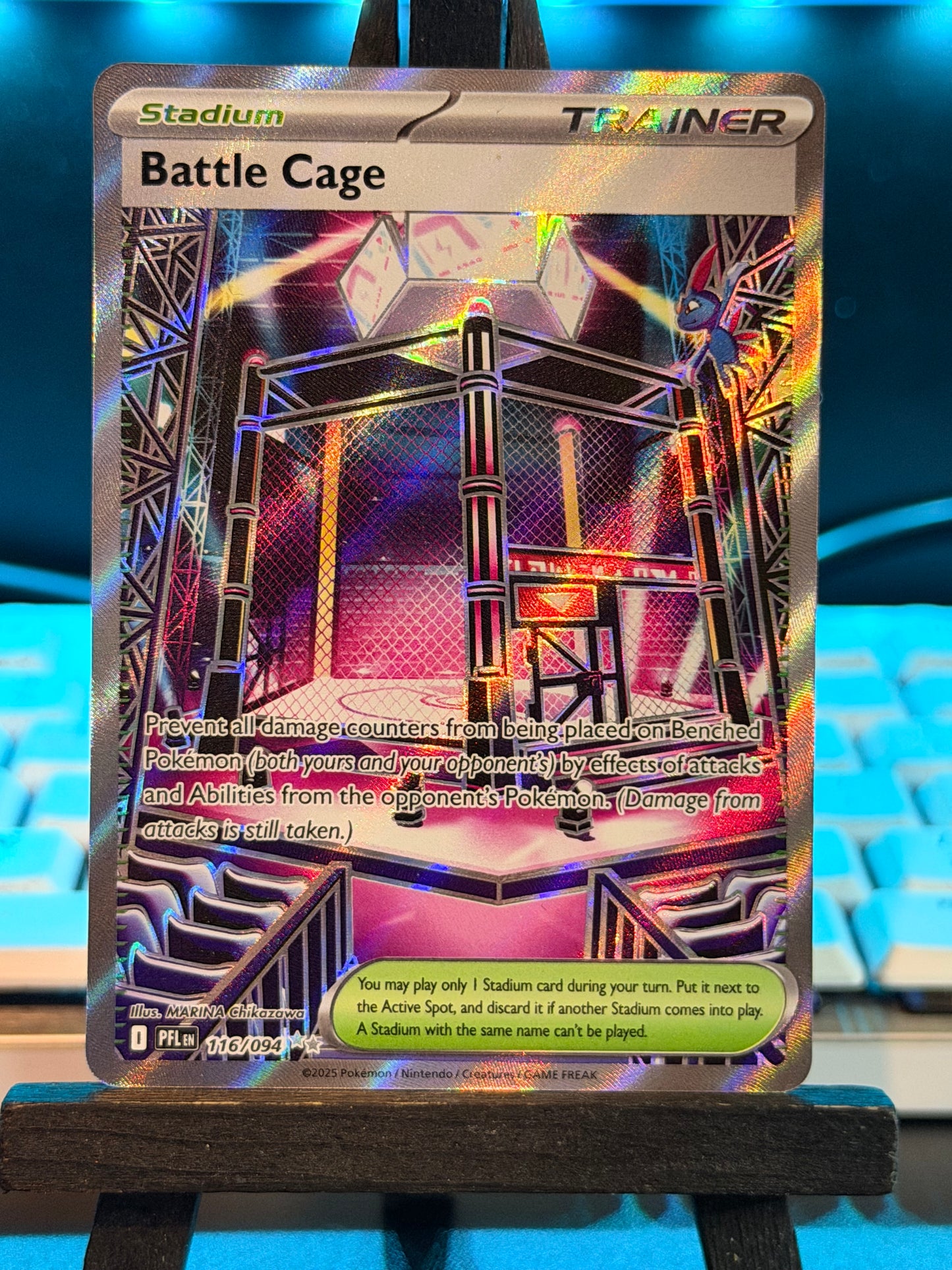 Battle Cage Full Art 116/094 Phantasmal Flames Pokémon Card - English
