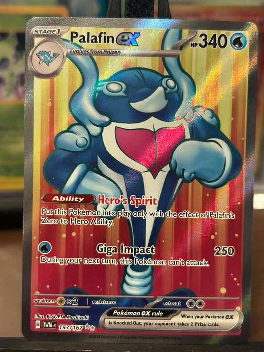 Palafin EX Full Art 193/167 Twilight Masquerade Pokémon Card - English