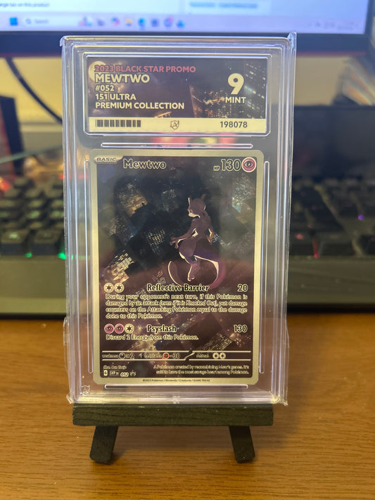 Mewtwo Promo - 151 Ulta Premium Collection - SVPEN-052 - Ace Grading - Mint 9 Graded Card