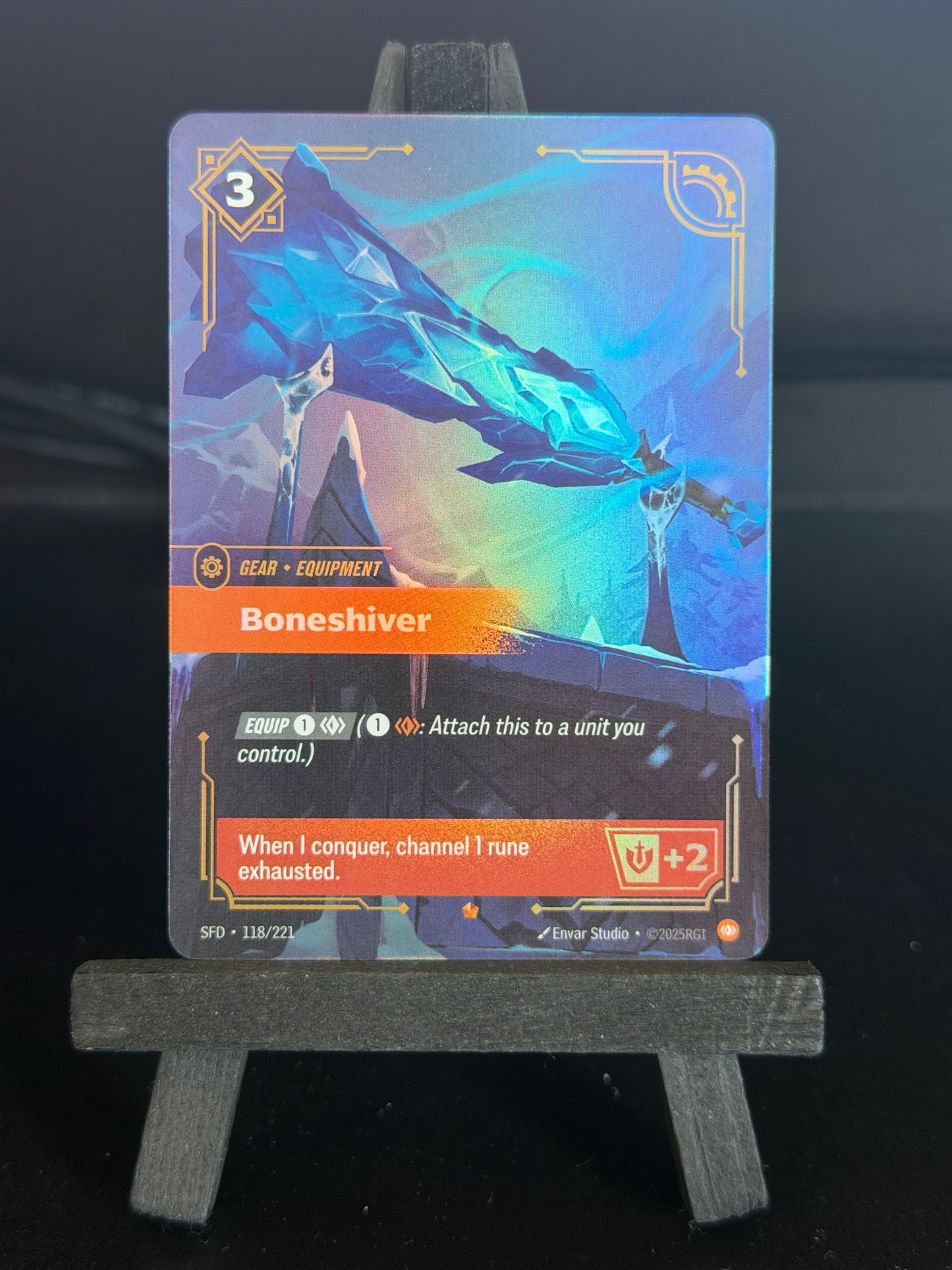 Boneshiver 118/221 Epic Spiritforged Riftbound Card