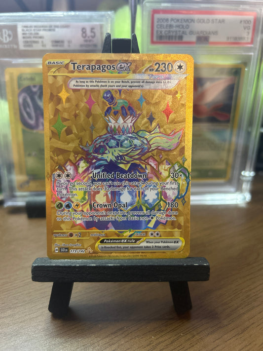 Terapagos Gold 173/142 Stellar Crown Pokémon Card - English