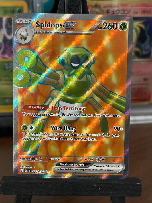 Spidops Full Art 223/198 Scarlet & Violet Base Pokémon Card - English