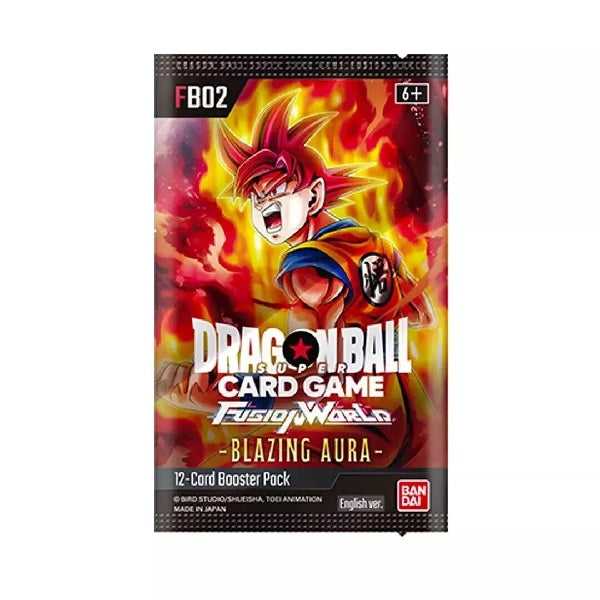 Dragon Ball Super CG: Fusion World Set 02 Blazing Aura (FB02) Booster Pack