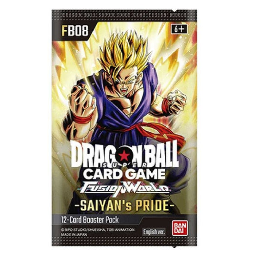 Dragon Ball Super CG: Fusion World 08 Saiyan's Pride (FB08) Booster Pack