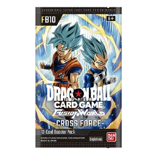 Dragon Ball Super CG: Fusion World Set 10 Cross Force (FB10) Booster Pack - PRE ORDER