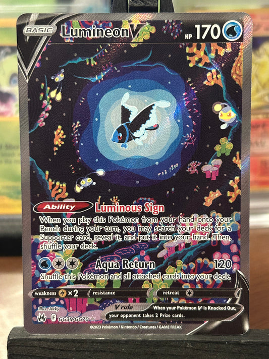 Lumineon V GG39/GG70 Crown Zenith Pokémon Card - English