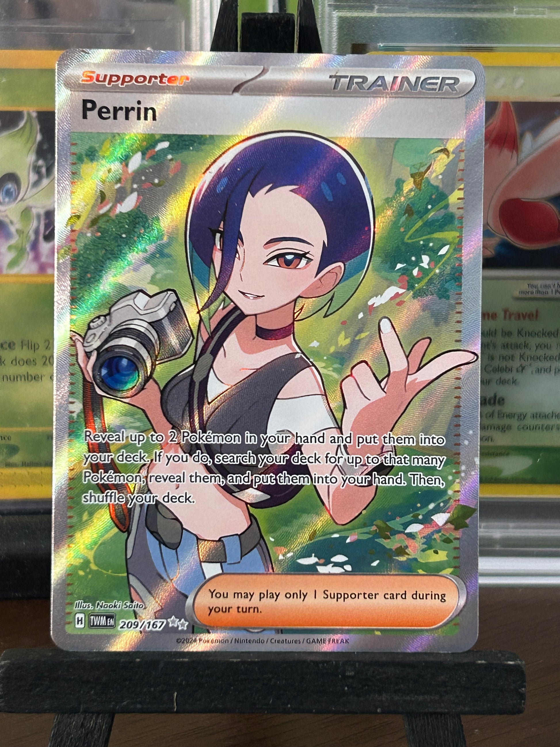 Perrin Full Art 209/167 Twilight Masquerade Pokémon Card