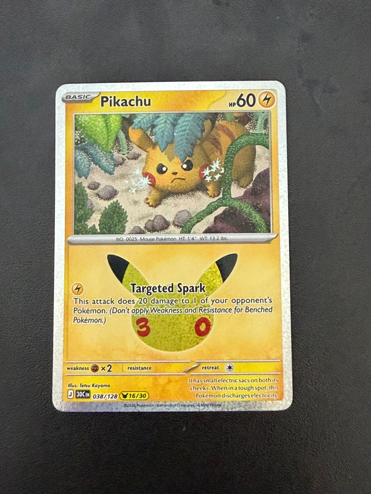 Pikachu 30th Celebration Single Cards - English
