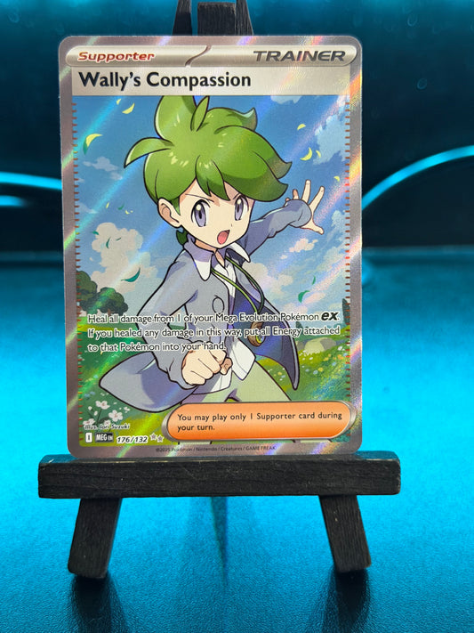 Wally's Compassion 176/132 Full Art Mega Evolution Pokémon Card - English