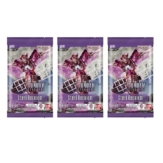 Gundam Card Game - GD03 Steel Requiem Booster Pack Bundle