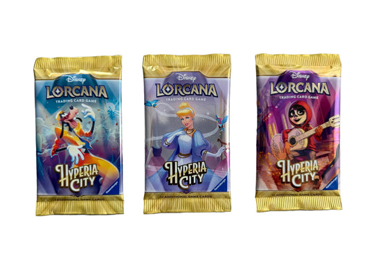 Disney Lorcana - Hyperia City Booster Pack Bundle - OPENED LIVE ON TWITCH ONLY