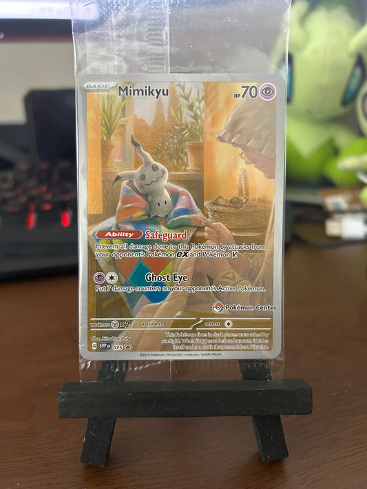 Mimikyu Pokemon Centre Stamped Promo - SVPEN 075 - Paldean Fates - Single Card
