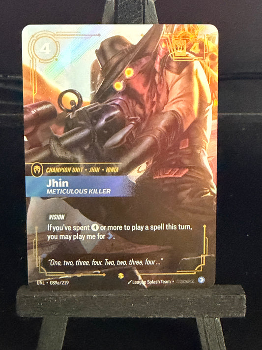 Jhin 089a/219 Alt Art Riftbound Unleased Card