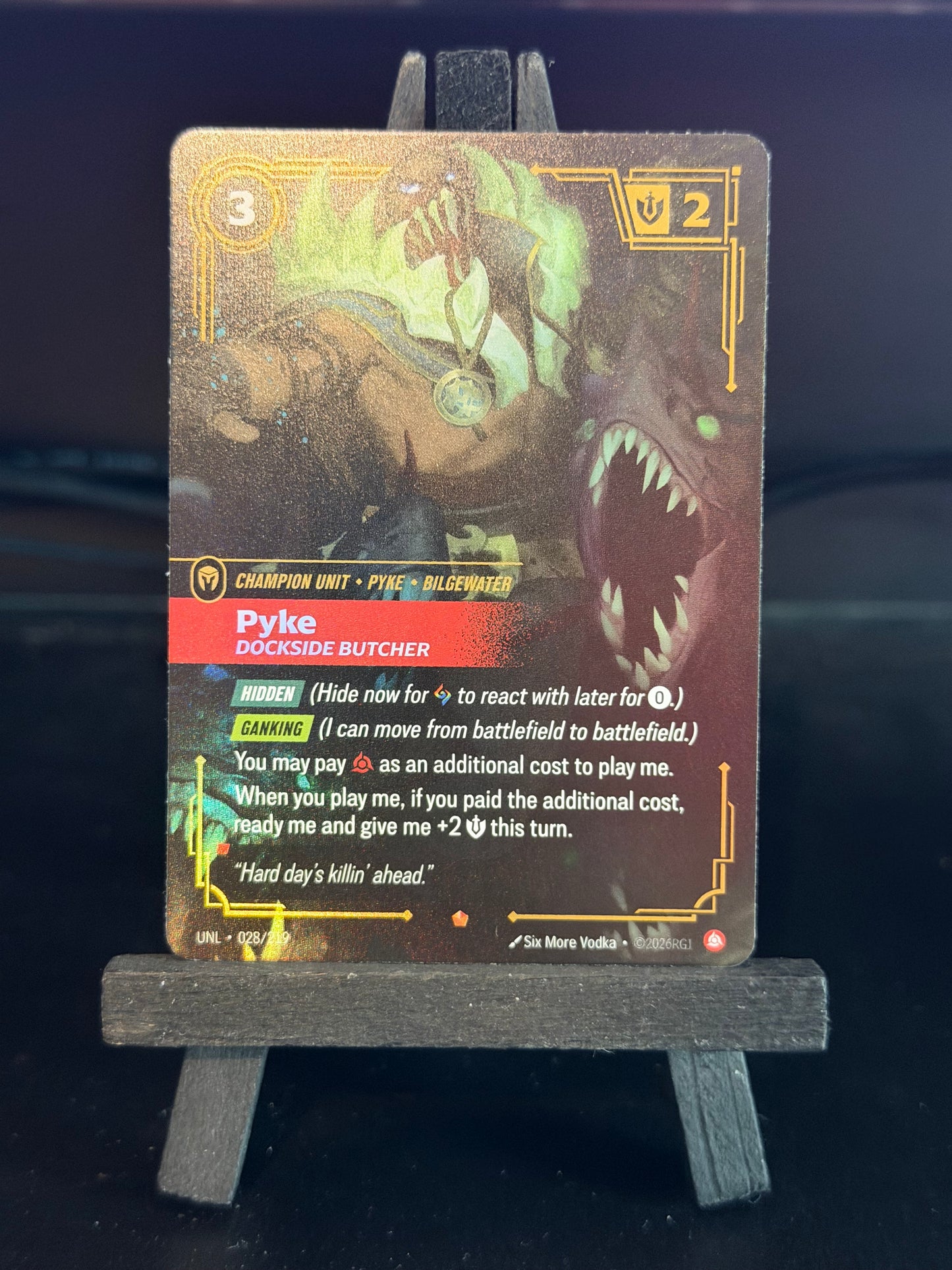 Pyke 028/219 Epic Riftbound Unleased Card