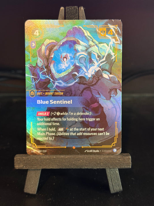 Blue Sentinel 087/219 Epic Riftbound Unleased Card