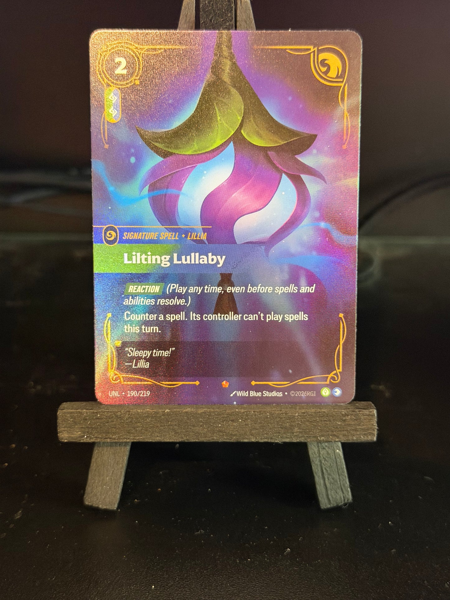 Lilting Lullaby 190/219 Epic Riftbound Unleased Card