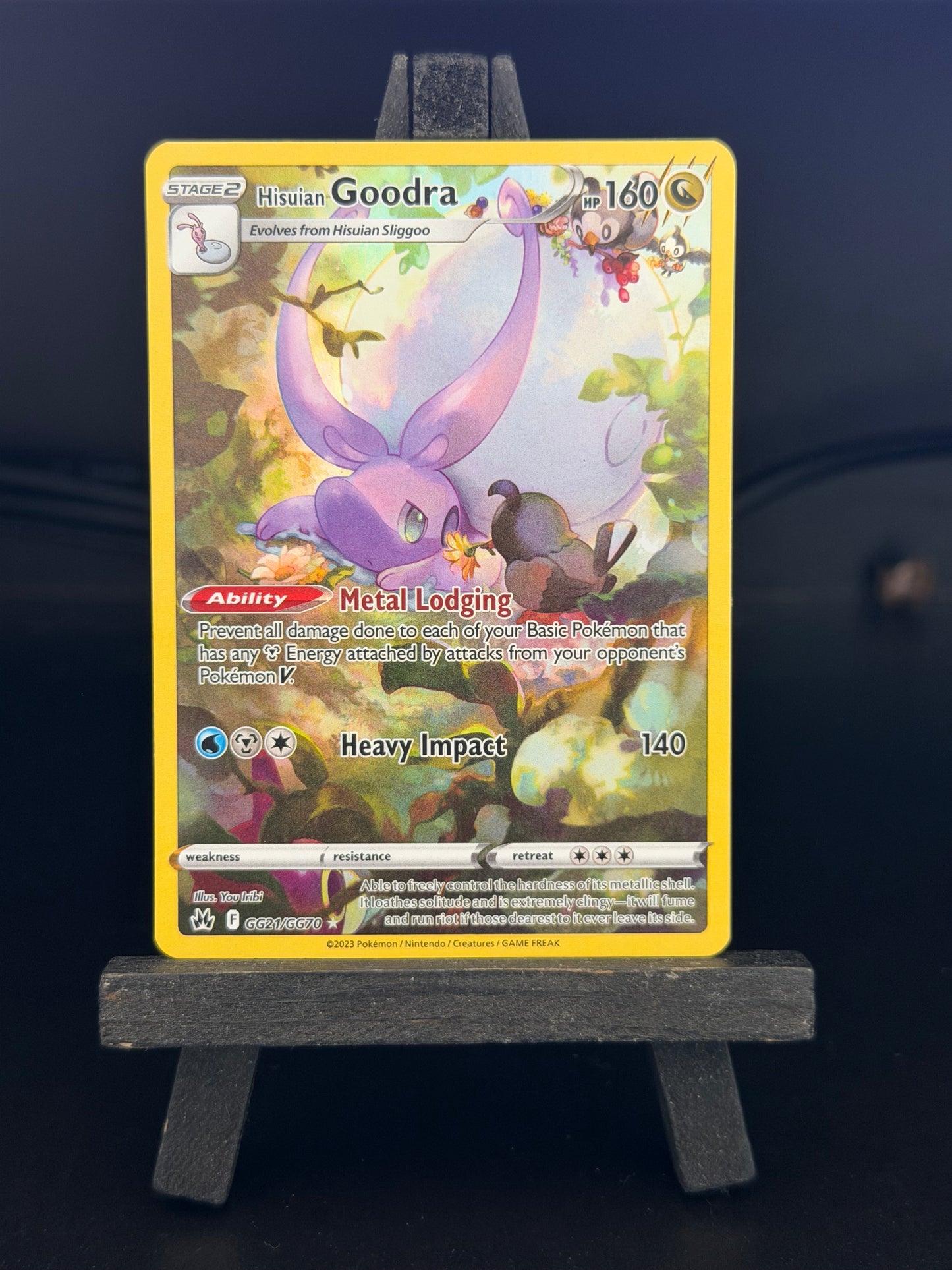 Hisuian Goodra GG21/GG70 Crown Zenith Pokémon Card - English