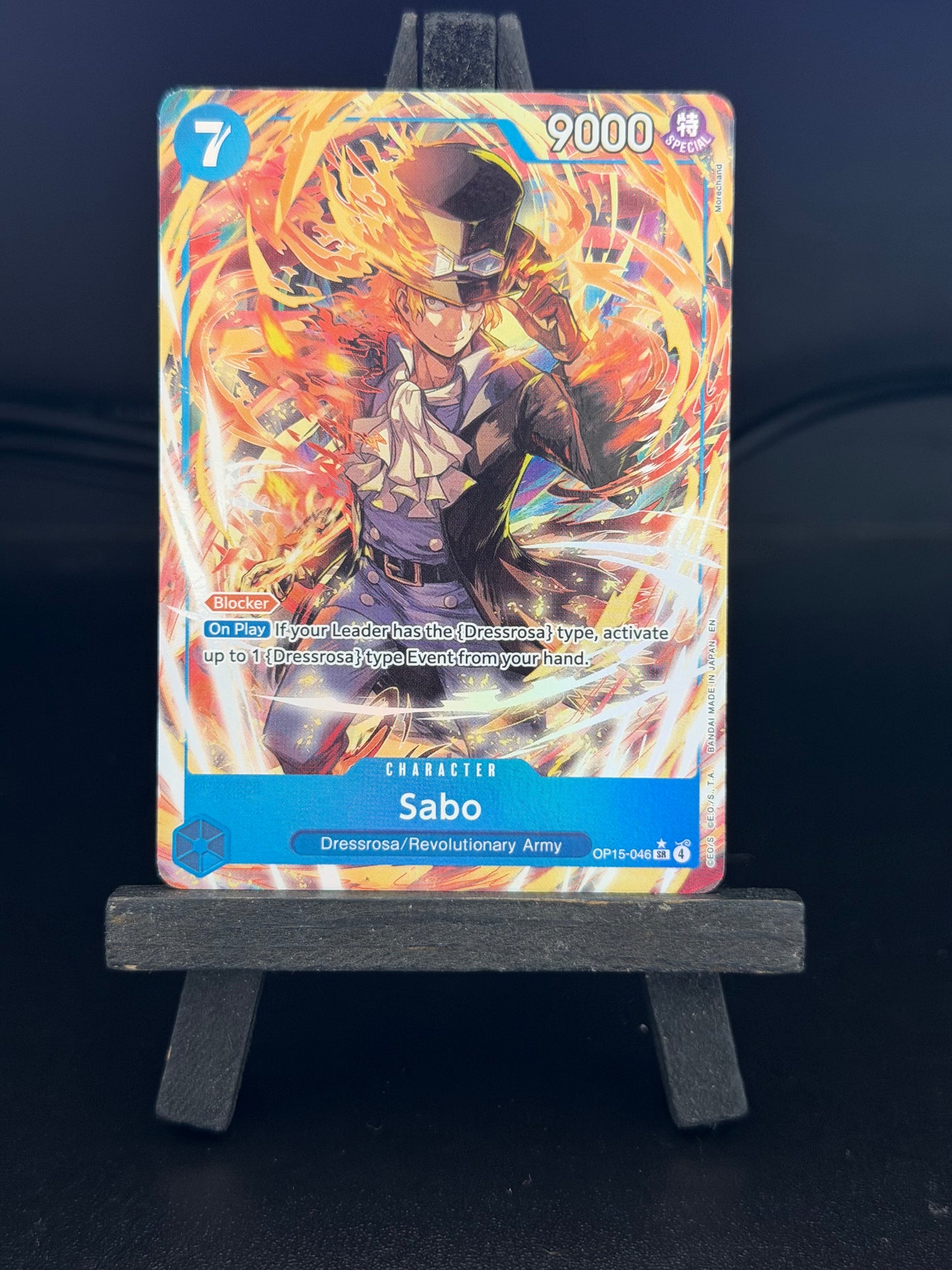 Sabo OP15-046 SR Alt Art Adventure on Kami's Island One Piece Card - English