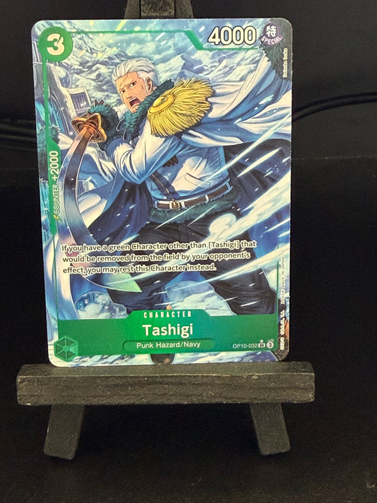 Tashigi OP10-032 SR Alt Art Royal Blood One Piece Card - English