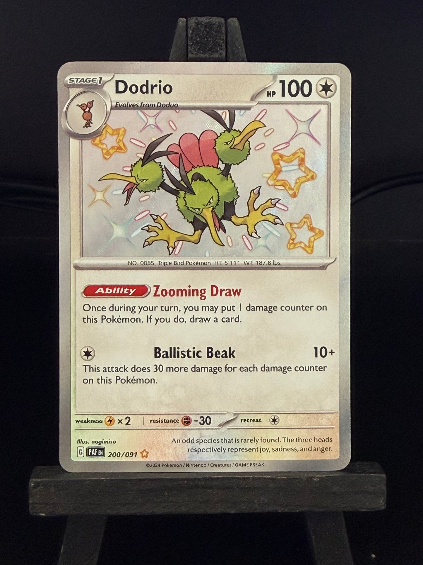Dodrio 200/091 Baby Shiny  Paldean Fates Pokémon Card - English