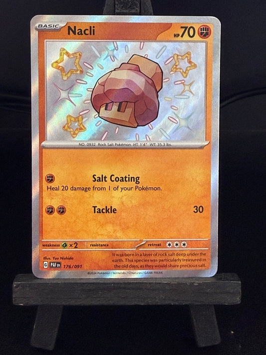Nacli 176/091 Baby Shiny  Paldean Fates Pokémon Card - English