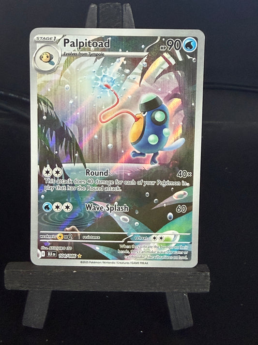 Palpitoad 104/086 IR Black Bolt Pokémon Card - English