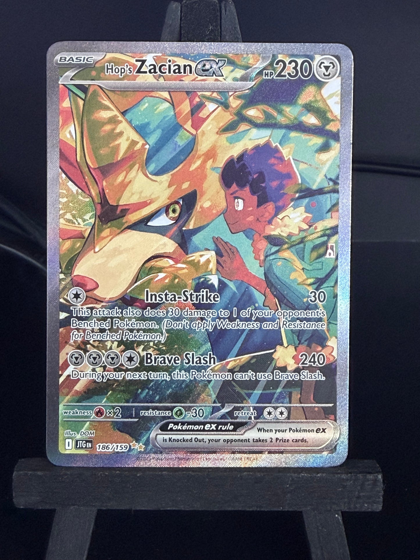 Hop's Zacian 186/159 SIR Journey Together Pokémon Card - English