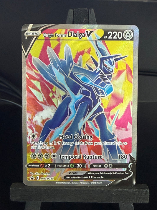 Origin Forme Dialga V SWSH255 Black Star Promo Pokémon Card - English
