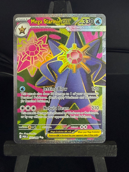 Mega Starmie 102/088 Full Art Perfect Order Pokémon Card - English