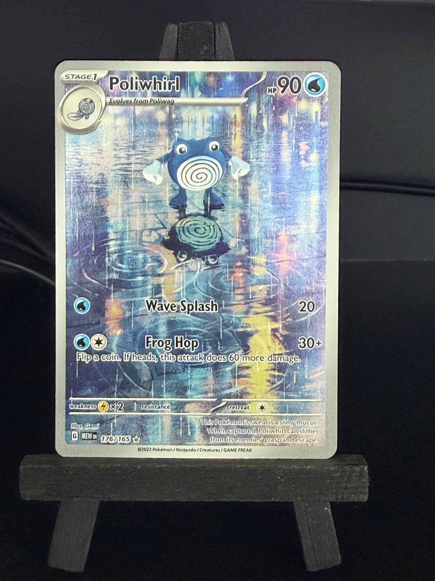 Poliwhirl 176/165 IR Pokémon 151 Pokémon Card - English