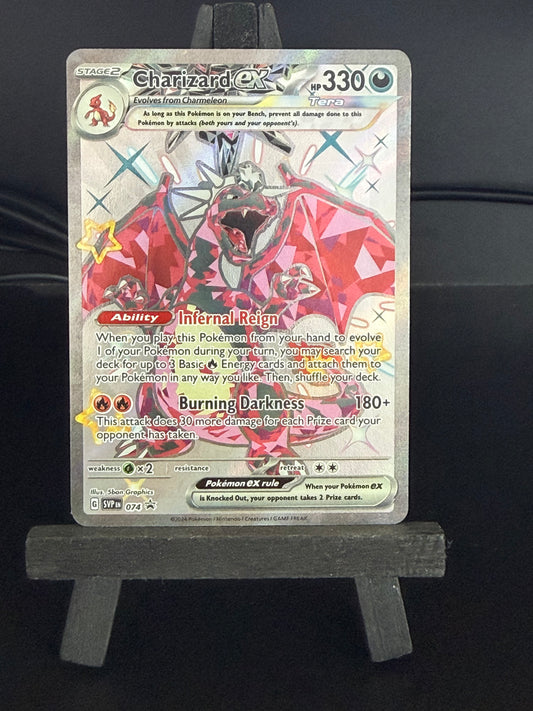 Charizard EX SVP 074 Black Star Promo Paldean Fates Pokémon Card - English