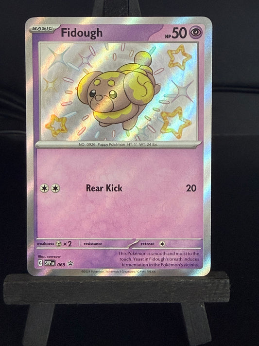 Fidough SVP 069 Black Star Promo Paldean Fates Pokémon Card - English