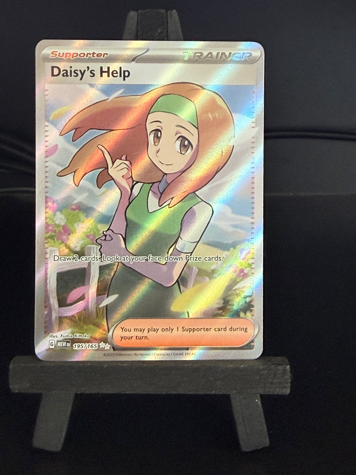 Daisy's Help 195/165 Full Art Pokémon 151 Pokémon Card - English