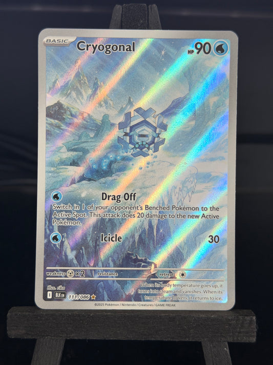 Cryogonal 111/086 IR Black Bolt Pokémon Card - English