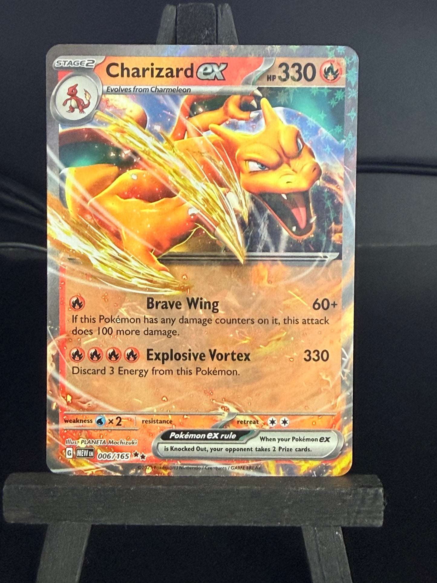 Charizard EX 006/165 Pokémon 151 Pokémon Card - English