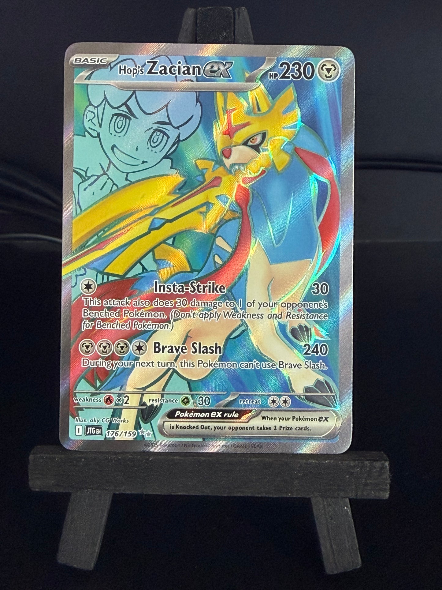 Hop's Zacian 176/159 Full Art Journey Together Pokémon Card - English
