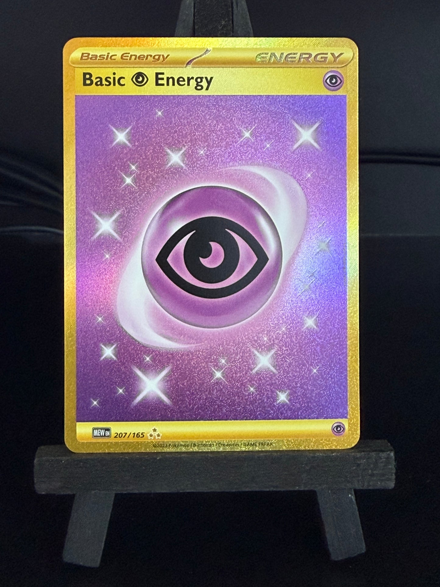 Psychic Energy 207/165 Gold  Pokémon 151 Pokémon Card - English