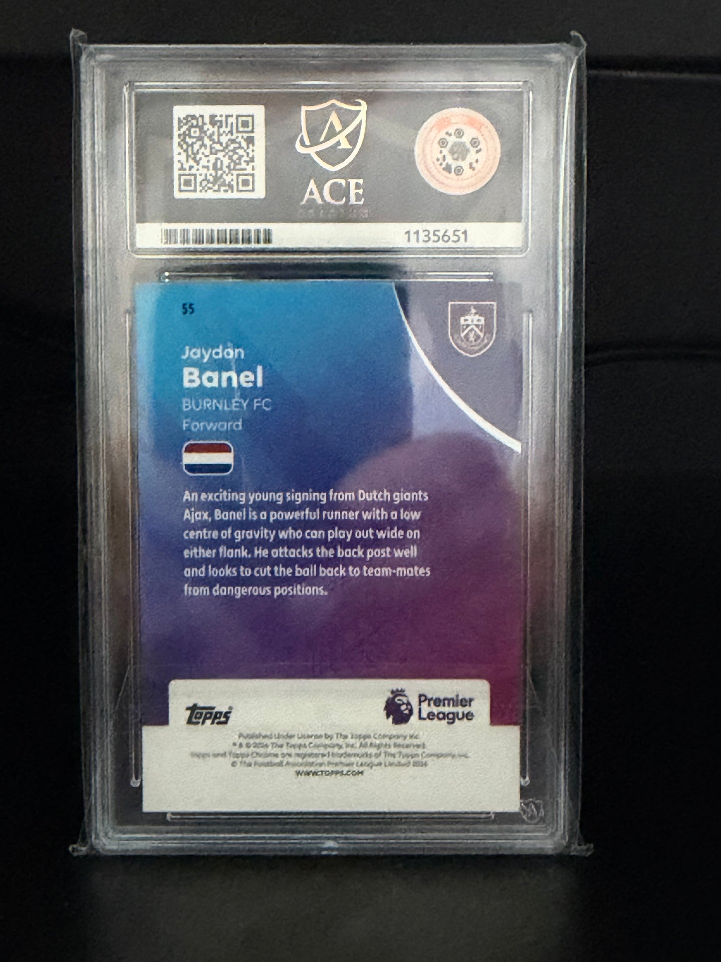 Topps Chrome Premier League 2026 Jaydon Banel #55 146/199 - NM-MT 8 Ace Grading