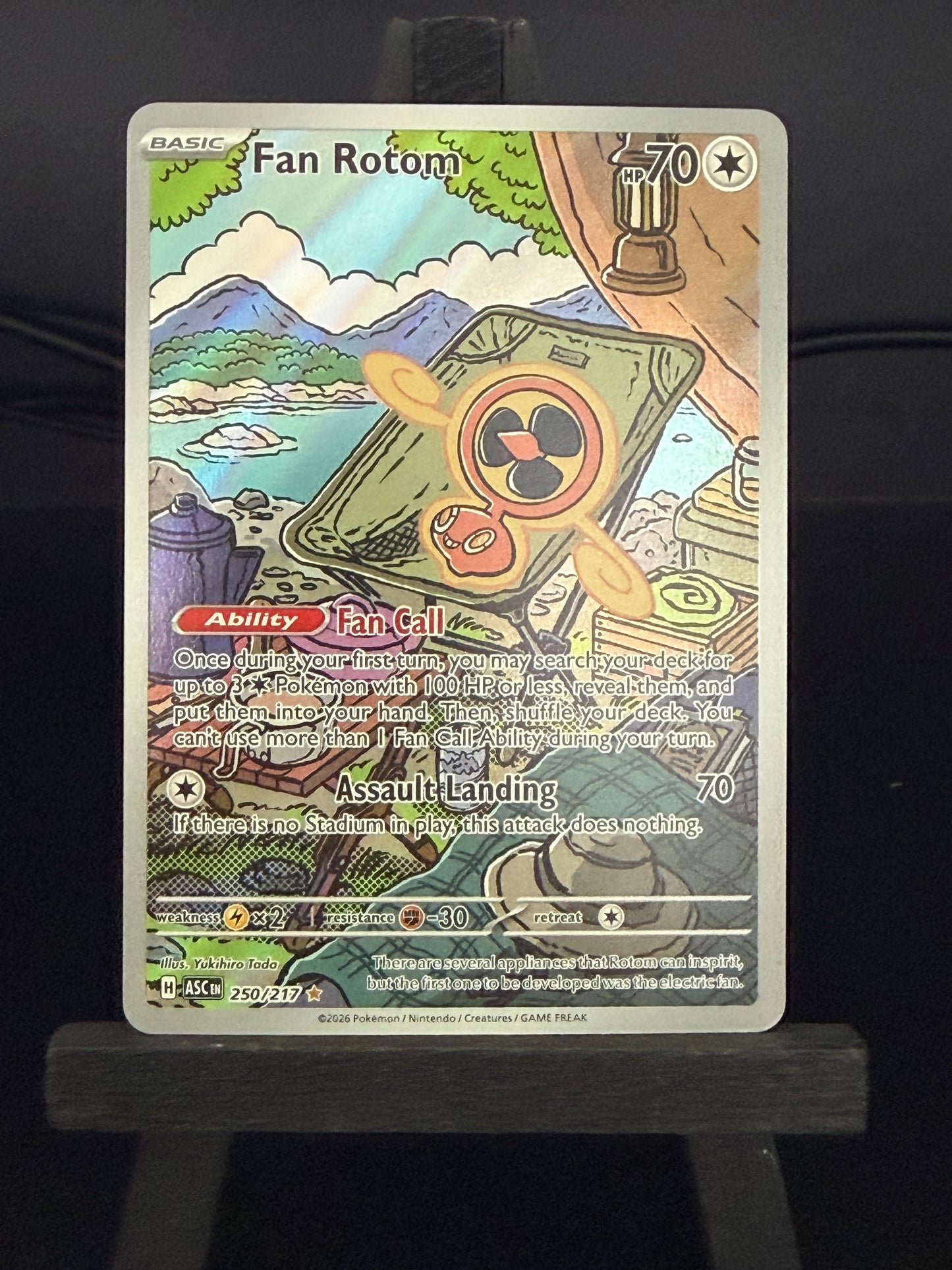 Fan Rotom 250/217 IR Ascended Heroes Pokémon Card - English