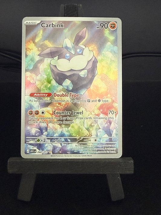 Carbink 242/217 IR Ascended Heroes Pokémon Card - English