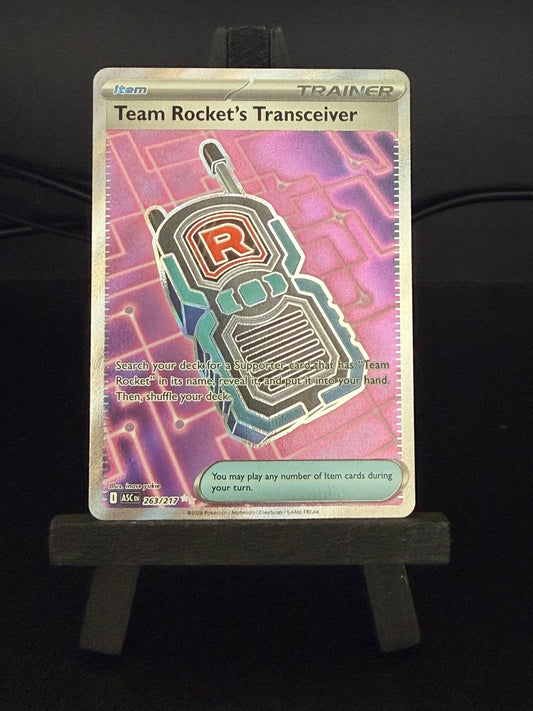 Team Rocket's Transceiver 263/217 Full Art Ascended Heroes Pokémon Card - English