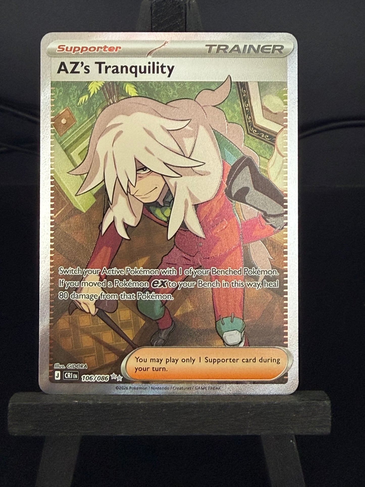 AZ's Tranquillity 106/066 Full Art Chaos Rising Pokémon Card - English