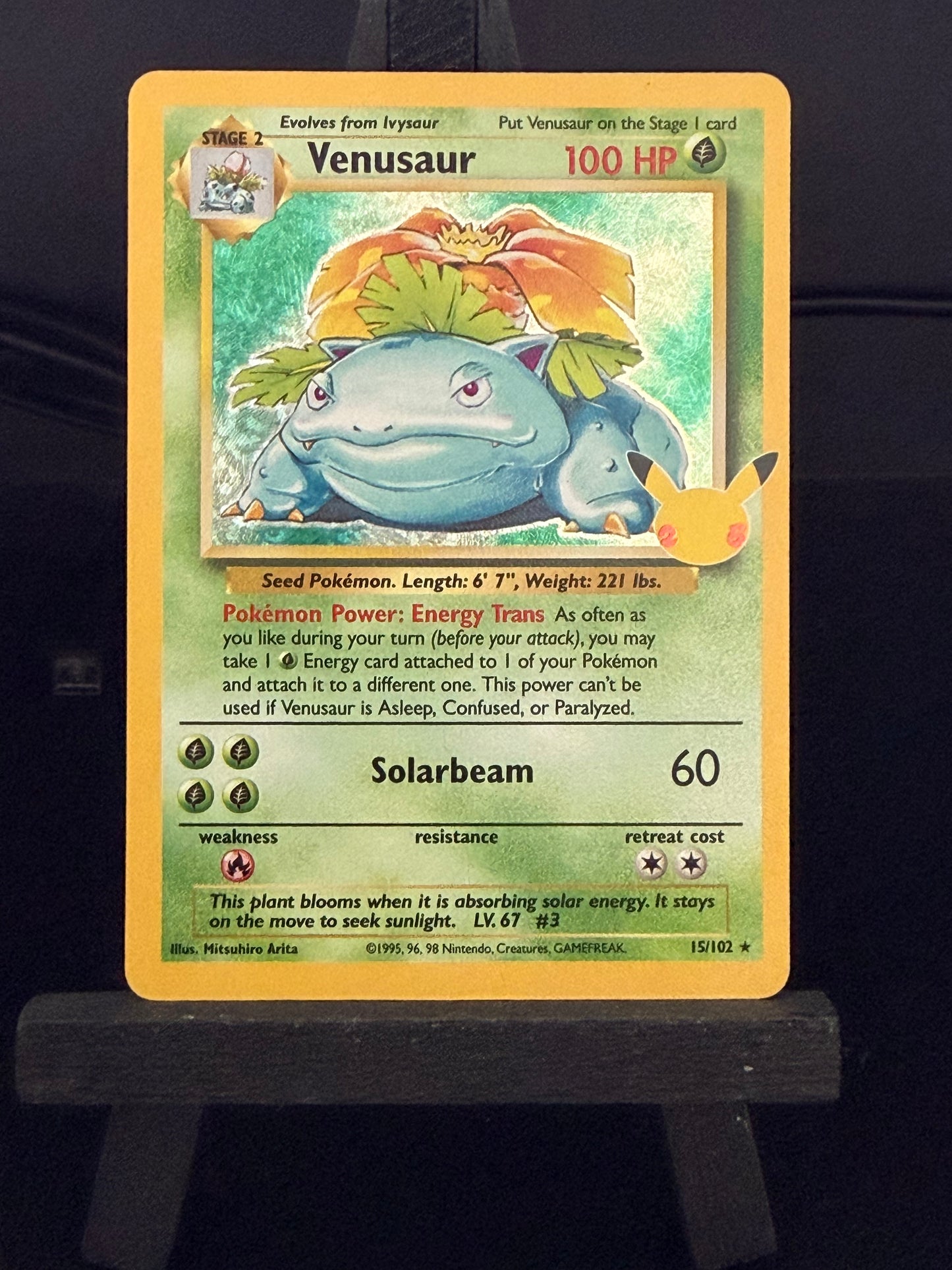 Venusaur Classic Collection 15/102 Celebrations Pokémon Card - English