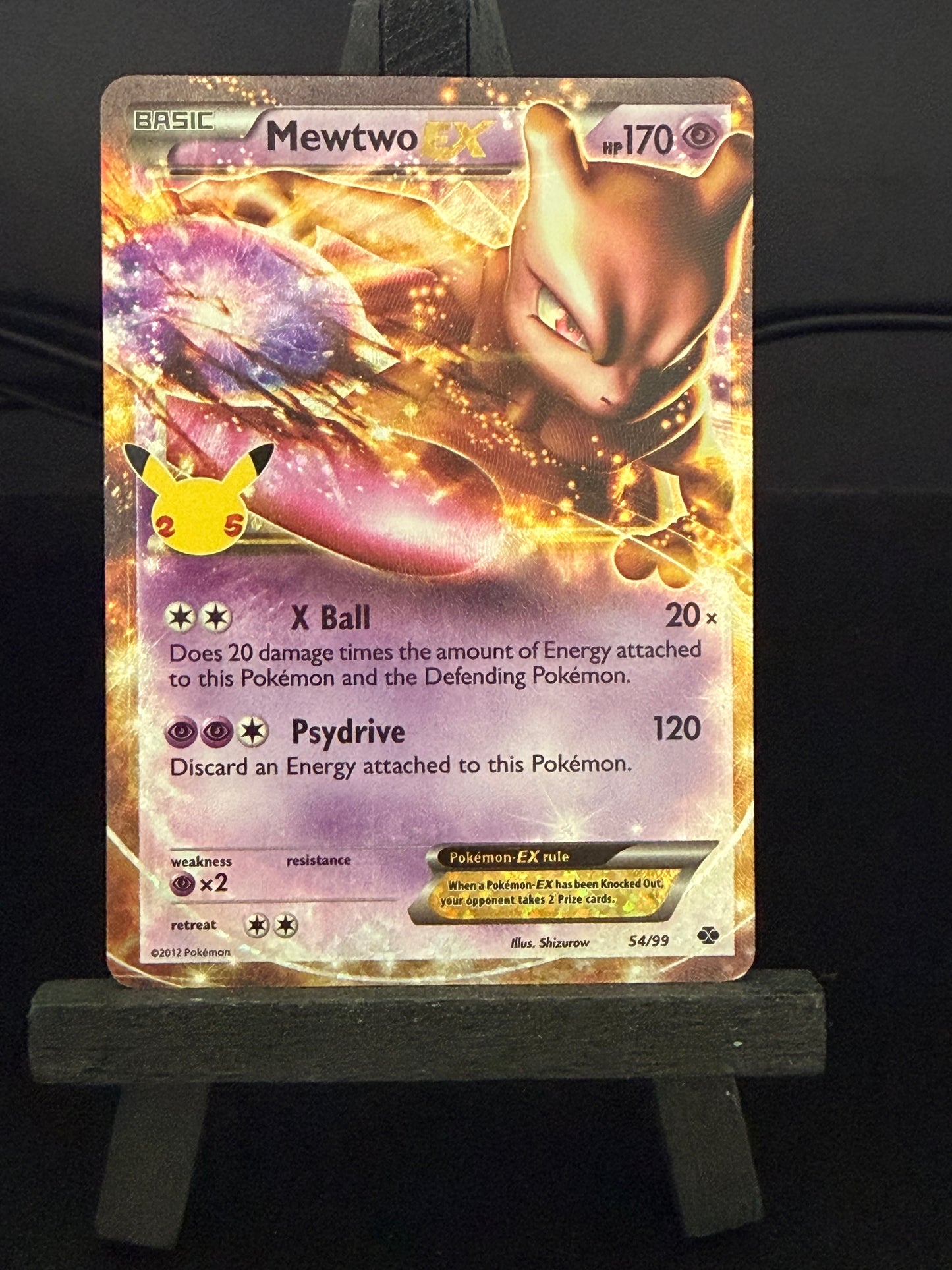 Mewtwo EX Classic Collection 54/59 Celebrations Pokémon Card - English
