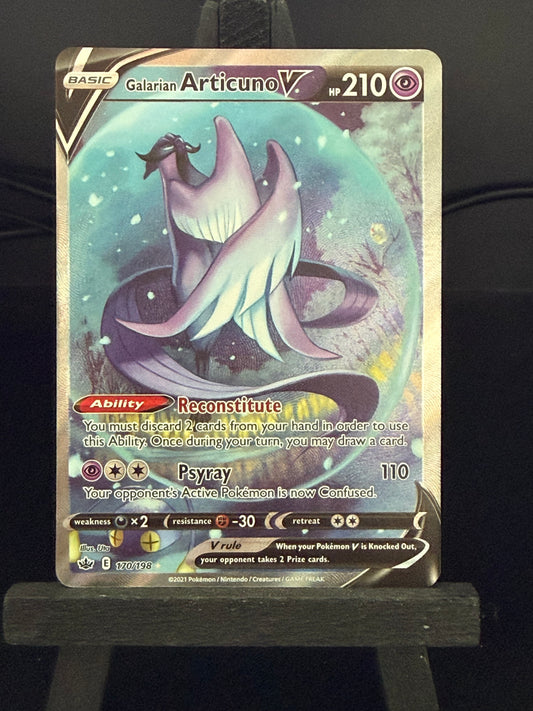 Galarian Articuno V 170/198 Alt Art Chilling Reign Pokémon Card - English