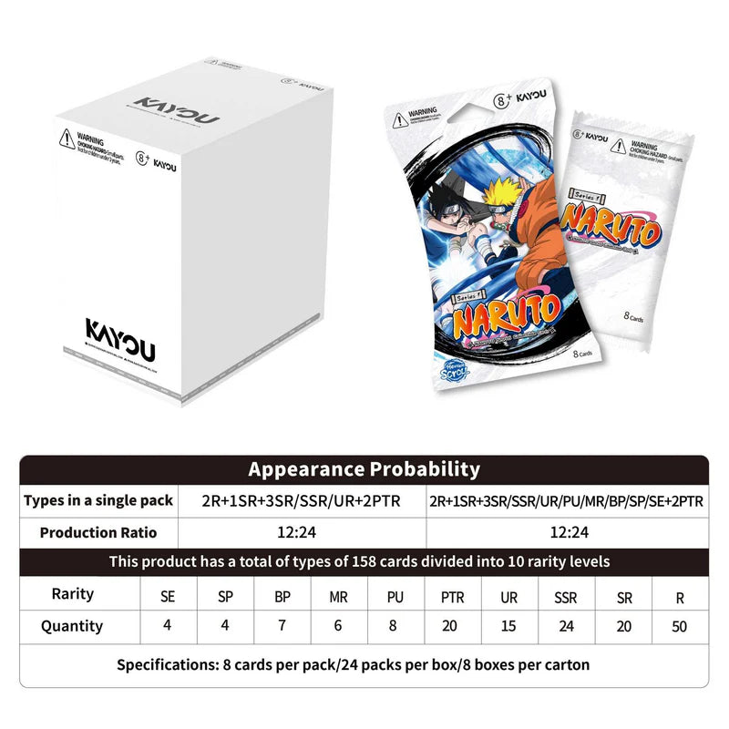 NARUTO Smriti Collectible Cards Heaven Scroll Blister 001A EMEA