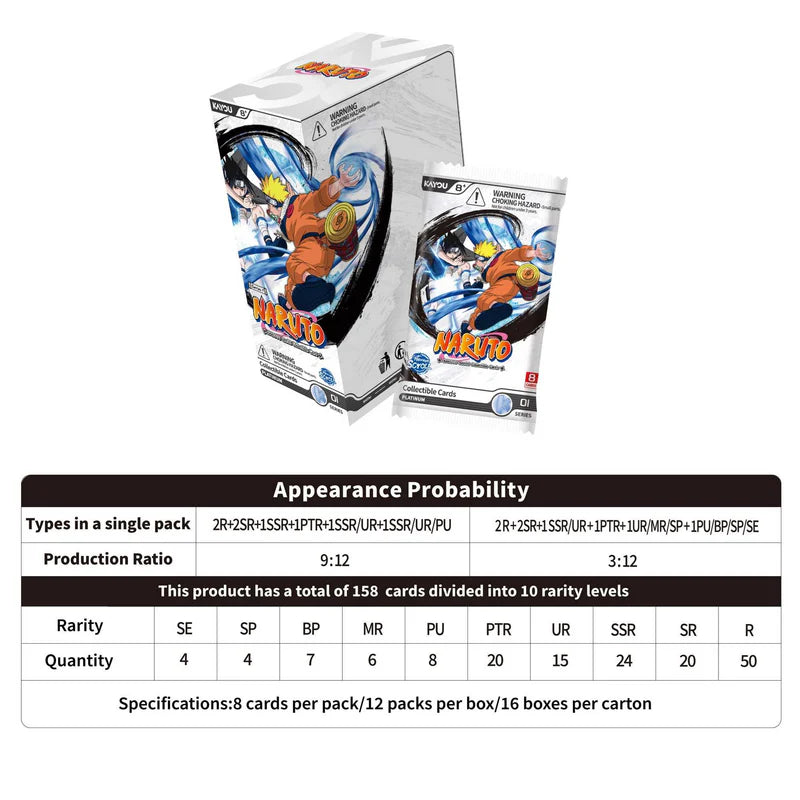 NARUTO Smriti Collectible Cards Heaven Scroll Foil 001B EMEA