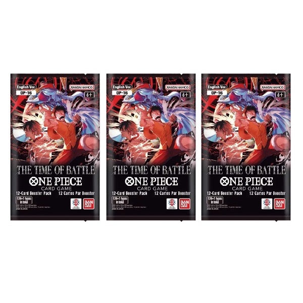 OPENED LIVE ON TWITCH ONLY - One Piece - The Time of Battle (OP-16) Box Break Bundle - PRE ORDER