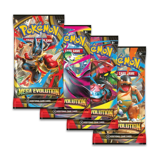 Mega Evolution Booster Pack Bundle opened Live on Twitch Only - PRE ORDER