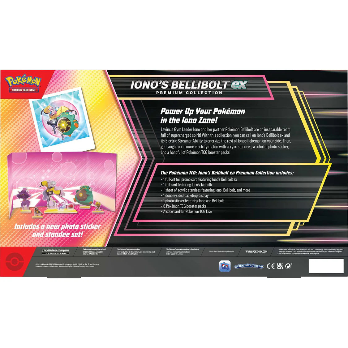 Pokémon TCG: Iono’s Bellibolt ex Premium Collection Box